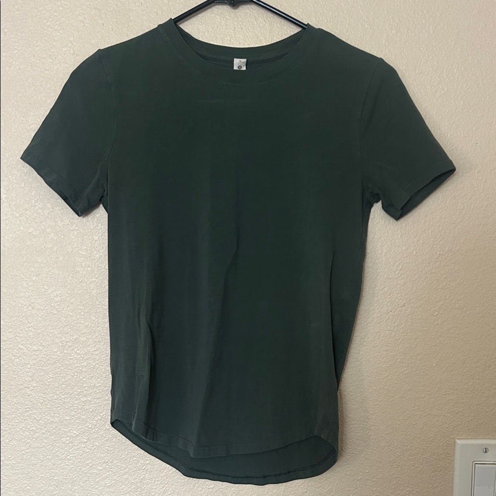 lululemon athletica Dark Green Short Sleeve Tee